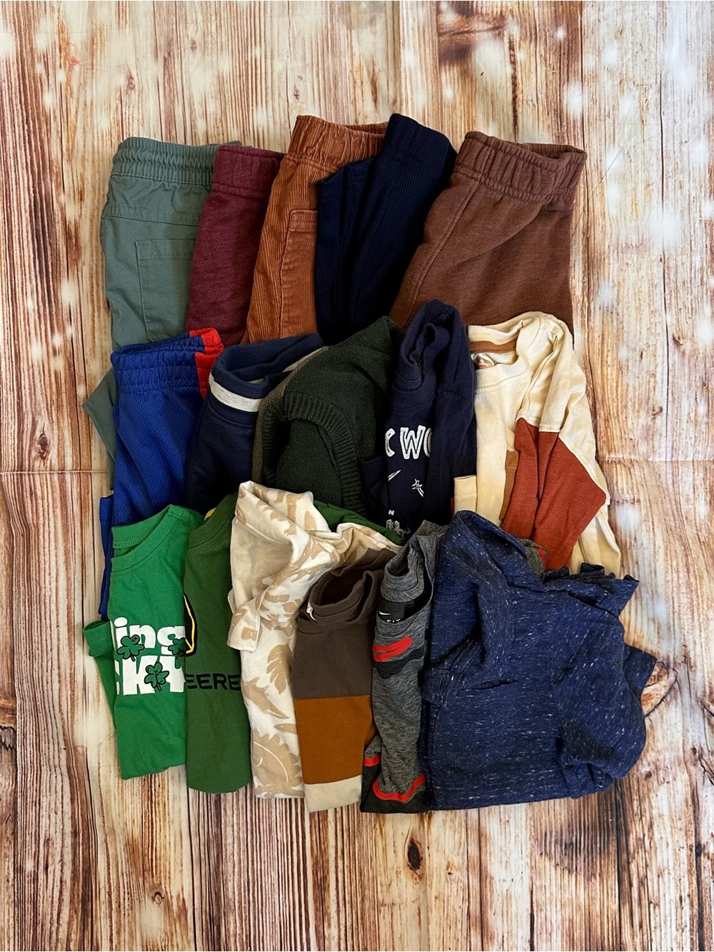 Toddler Boy Sz 4T Pants Tops Shorts Old Navy Cat & Jack Okie Dokie 16 Pc Bundle